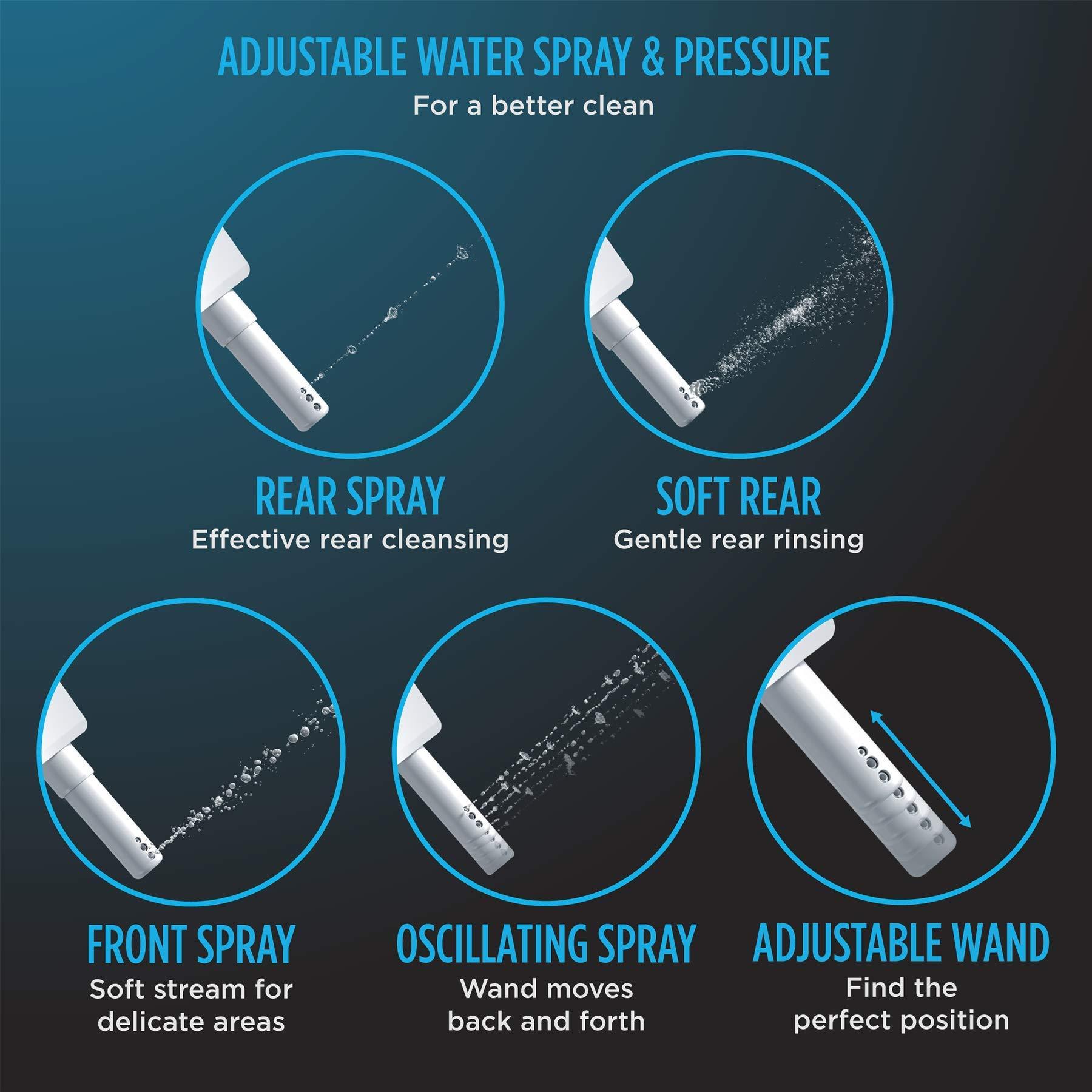 TOTO TOTO SW2014#01 A100 Electronic Bidet Toilet Cleansing Warm Water and Heated Seat, Elongated, Cotton White