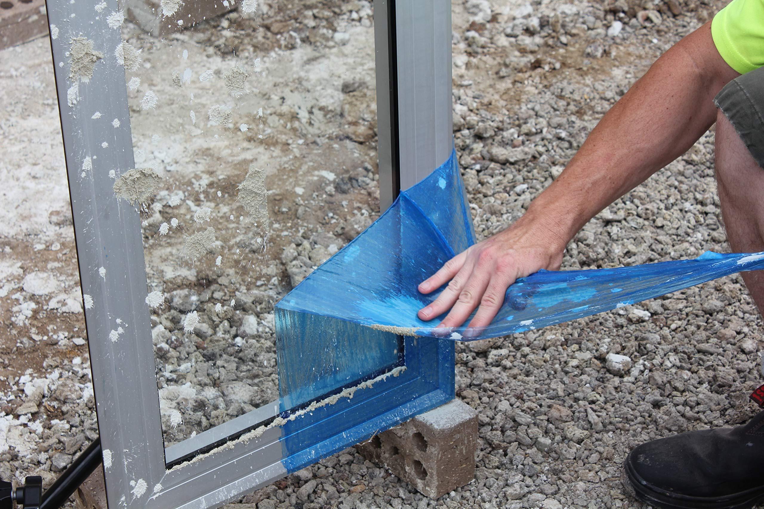 Strippable Coatings Windocoat 4880 - Peelable Coating with Blue Tint - Temporary Protective Liquid Masking Film - Water Resistant - for Windows, Floors, and Non-Porous Surfaces - 1 Gallon Can