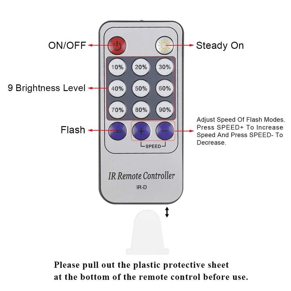 ER CHEN ER CHEN 165ft Led String Lights,500 Led Starry Lights on 50m Copper Wire String Lights + 12V DC Power Adapter(Warm White)