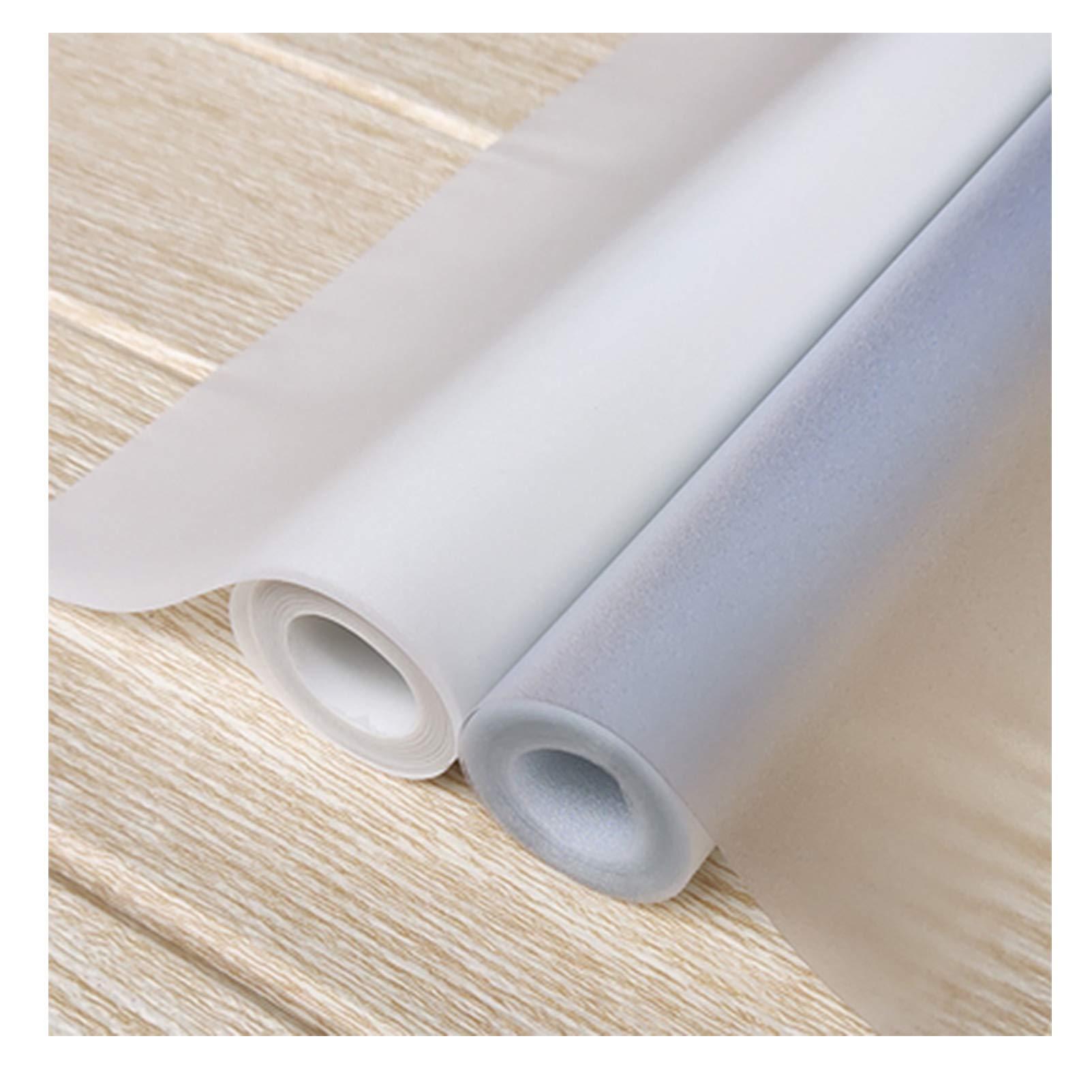 bandezid bandezid Privacy Window Film Opaque Privacy Window Sticker Door Cover Anti-UV Static Non-Adhesive Static Cling Glass Window Film for Office or Home Multiple Colors and Sizes-White 0.45x9m