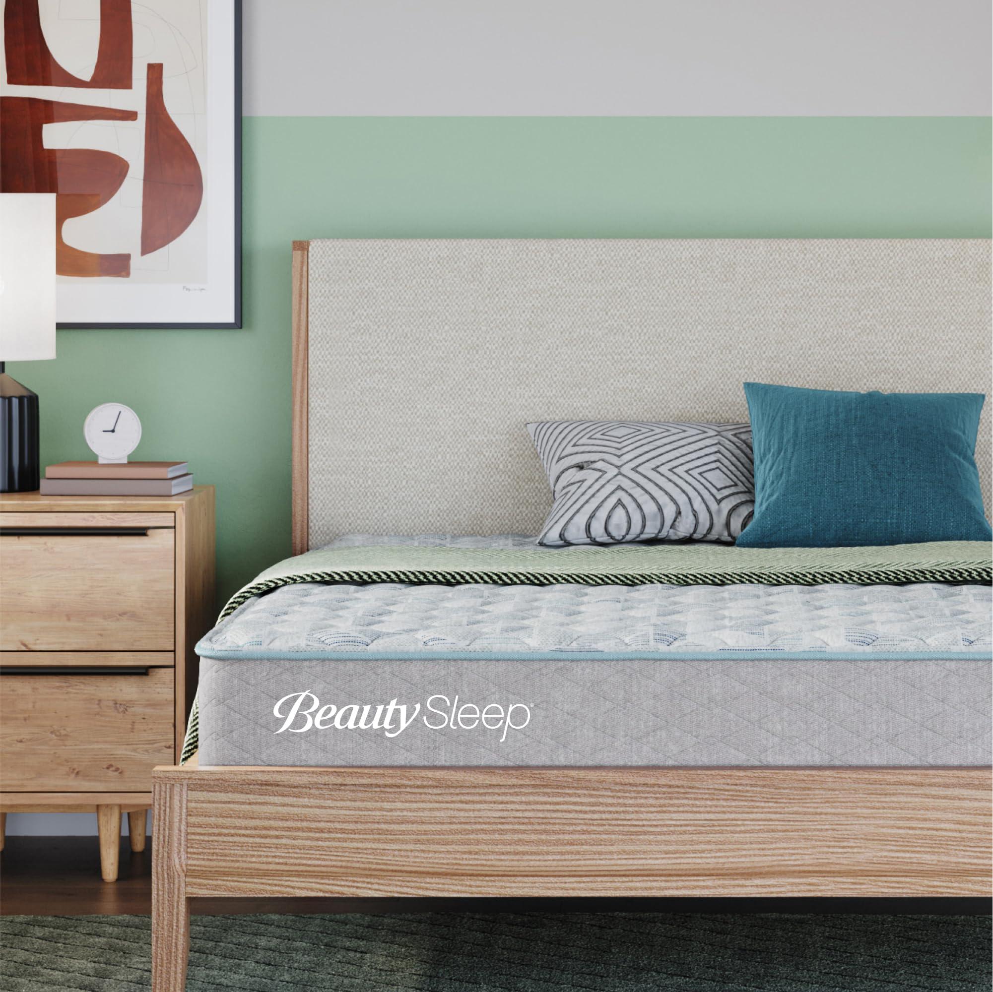 Beauty Sleep Beauty Sleep DreamRest Medium Hybrid 11.5" Queen Mattress, Pocketed Coils, Cooling, Breathable, and Pressure Relieving - 100 Night Trial, CertiPUR-US Certified and 10 Year Limited Warranty