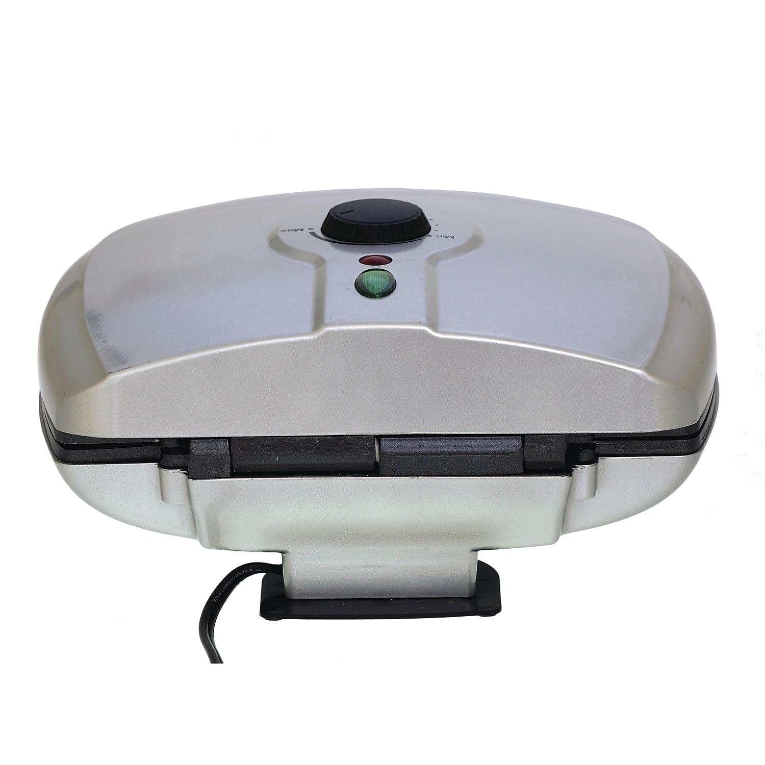 Brentwood Brentwood AR-136 6 Piece Non-Stick Arepa Maker Silver, 1\"
