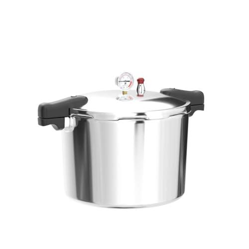 TSTQH 25 Quart Pressure Canner Cooker & all american pressure canners for canning & water bath canner | Pressure Gauge & Pressure Regulator | Induction Compatible & Pressure release 13 PSI (+/- 5%)