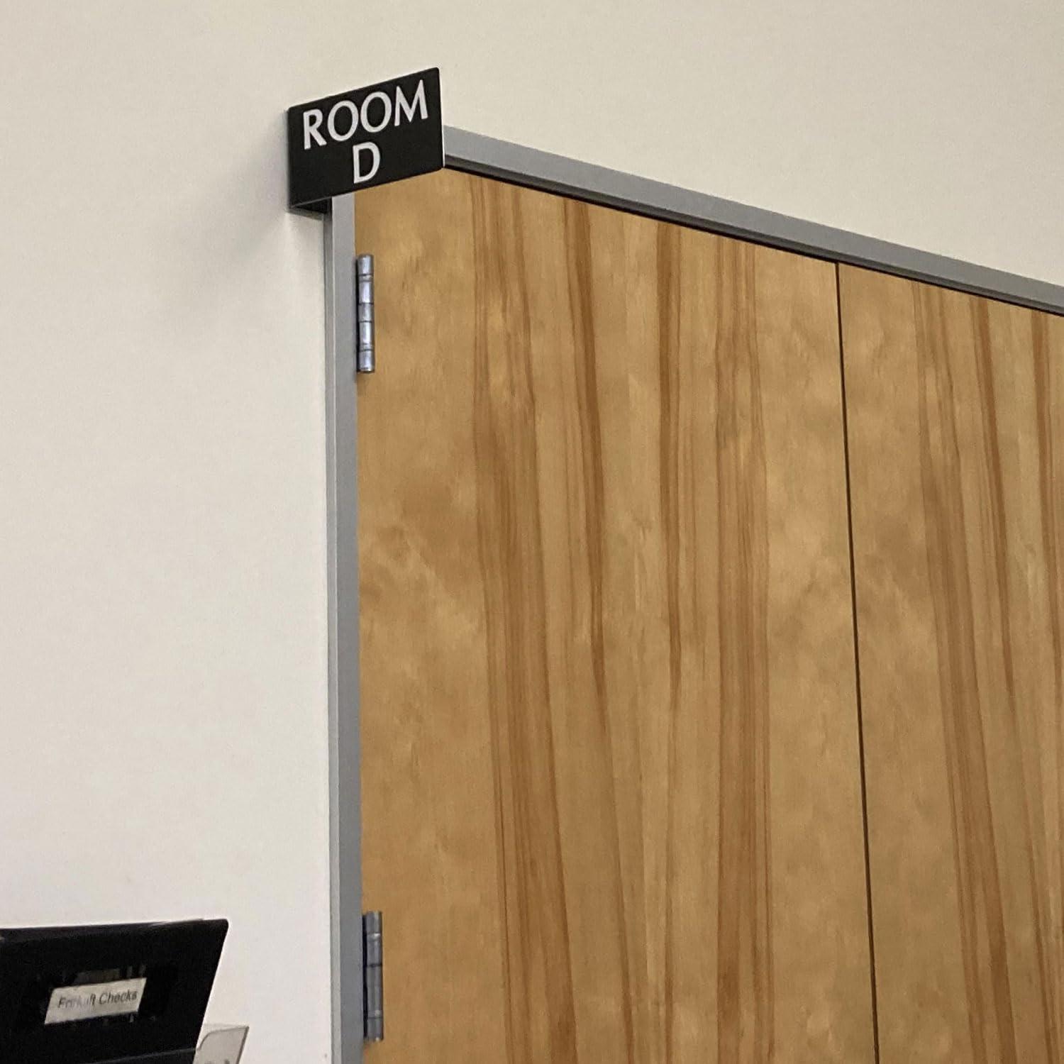 SmartSign SmartSign Horizontal Warehouse Aisle Sign - Custom, 4 x 8 inch, 2-Sided L-Shaped Engraved Markers for Racks/Shelves/Walls/Corridors, ABS Plastic, Pre-drilled Holes, Choose Color, Made in USA