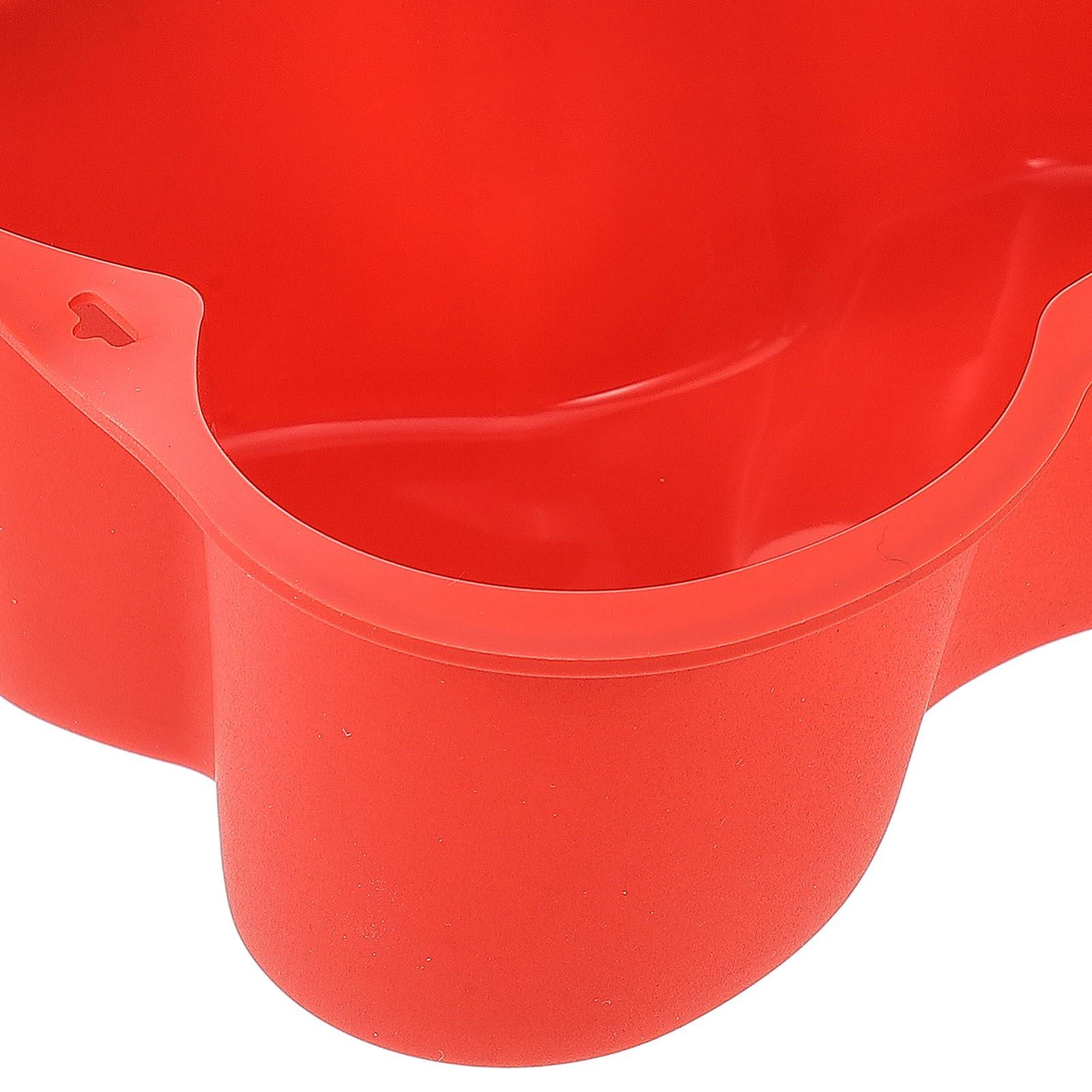 Hemoton Hemoton 1pc Dog Cake Mold Dog Bone Shaped Silicone Cake Pan for DIY Baking Tool Birthday PartyRed