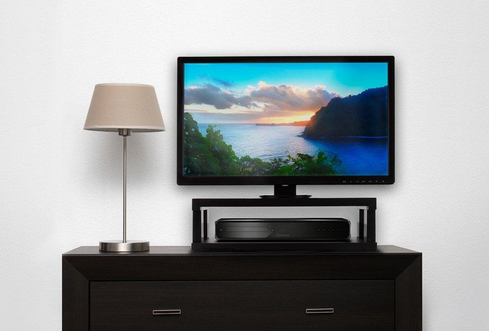 Aleratec Aleratec Adjustable Swivel Stand, 360 Degree Rotating, Anti Slip Platform, TV Computer Monitor Stability - 21 Inch