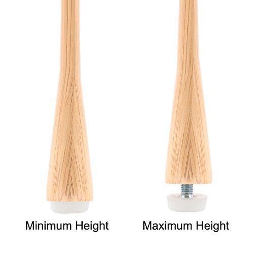 uxcell uxcell Furniture Cabinet Screw On Leveling Glide Foot M8 x 20mm Thread 20 Pcs