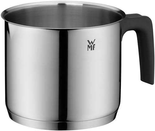 WMF WMF 794769990 milk pot Ø 14 cm approx. 1,7l pouring rim Cromargan stainless steel brushed suitable for all stove tops including induction dishwasher-safe, Silver