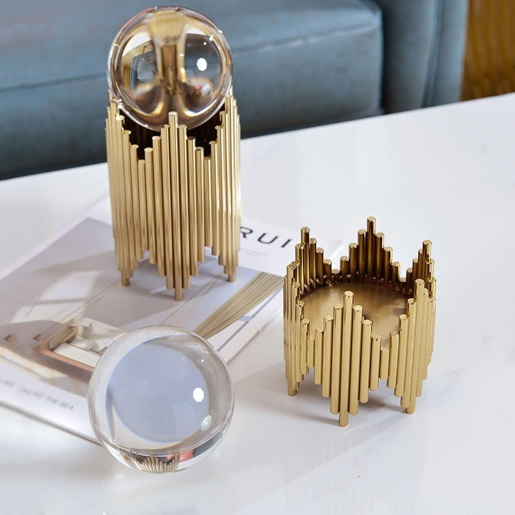 UNNS UNNS Crystal Balls Decor Transparent Crystal Ball Creative Ornaments Divination Crystal Ball with Bracket Party Performance Magic Crystal Ball Fortune Teller Ball (Color : A)