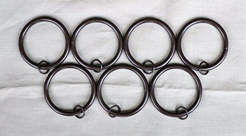 Urbanest Urbanest Set of 16 Metal Curtain Eyelet Rings 3 Inch Inner Diameter (Bronze)
