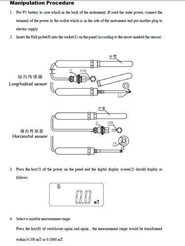 HT HT201 Tesla Meter Surface Magnetic Field Gauss Meter Tester Ac & Dc Flux Meter Ht201 Digital Gaussmeter