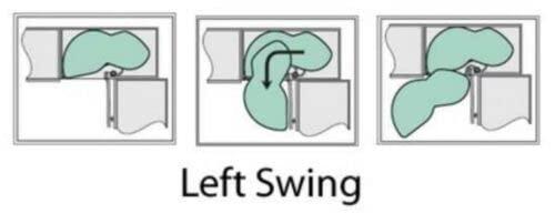 Kitchen Inventions Lemans II Set 2-Shelf Lazy Susan with Soft-Close for Blind Base Corner Cabinets, Chrome and Gray (574 sq. Model 40, Tray Size: 12", Swings Left)