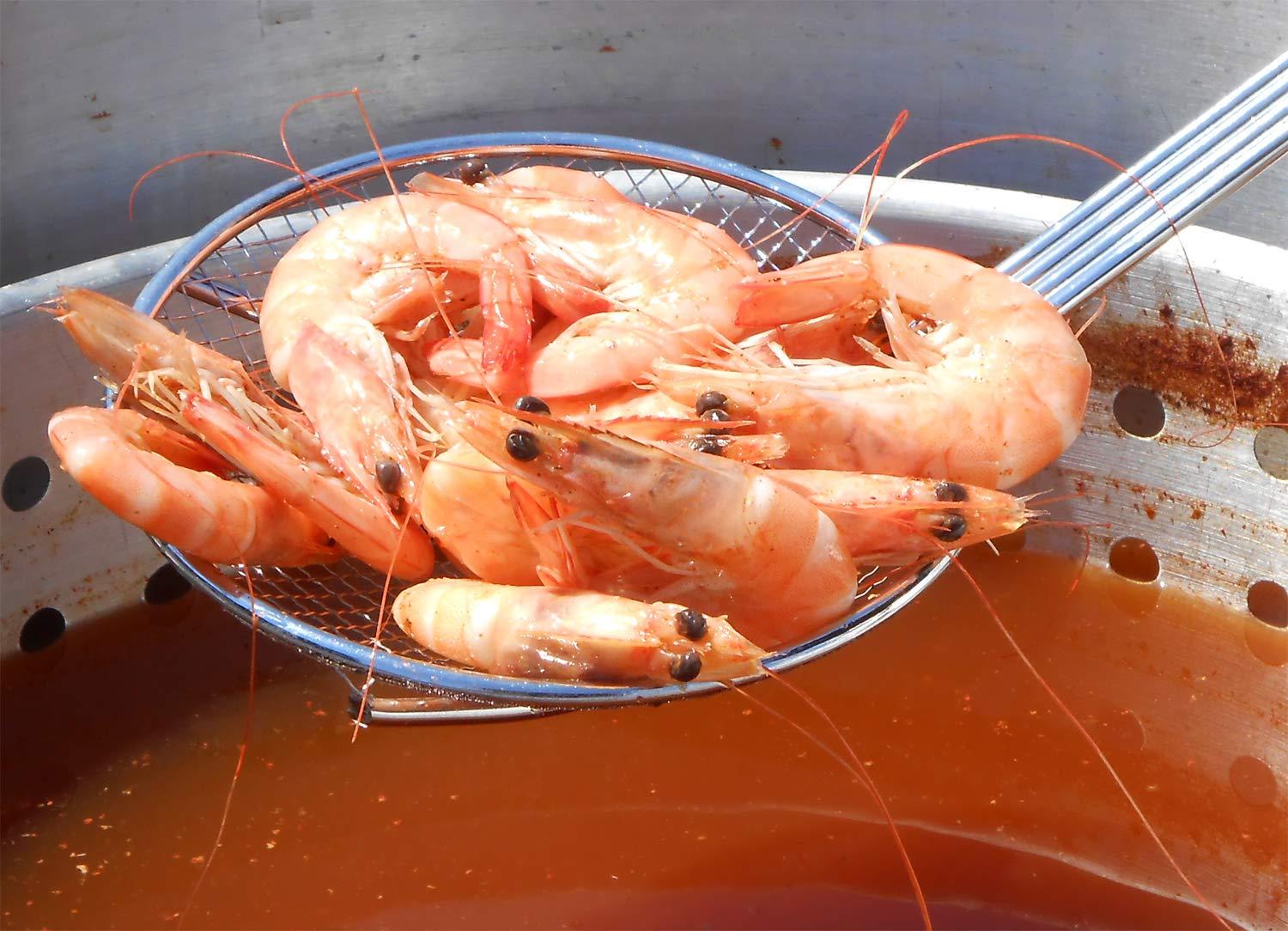 King Kooker King Kooker 5012A Package Boiling and Steaming, Silver, Balck & WKA2 18-Inch Nickel Plated Skimmer