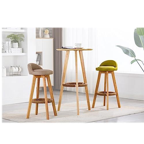 FEELIN Bar Table Coffee Table Small Bar With Foot Ring High Table Simple High Leg Small Round Table Coffee Table Home Bar Table Bar Table Dining Table Pub Table High Top Table ( Color : A , Size : Small )
