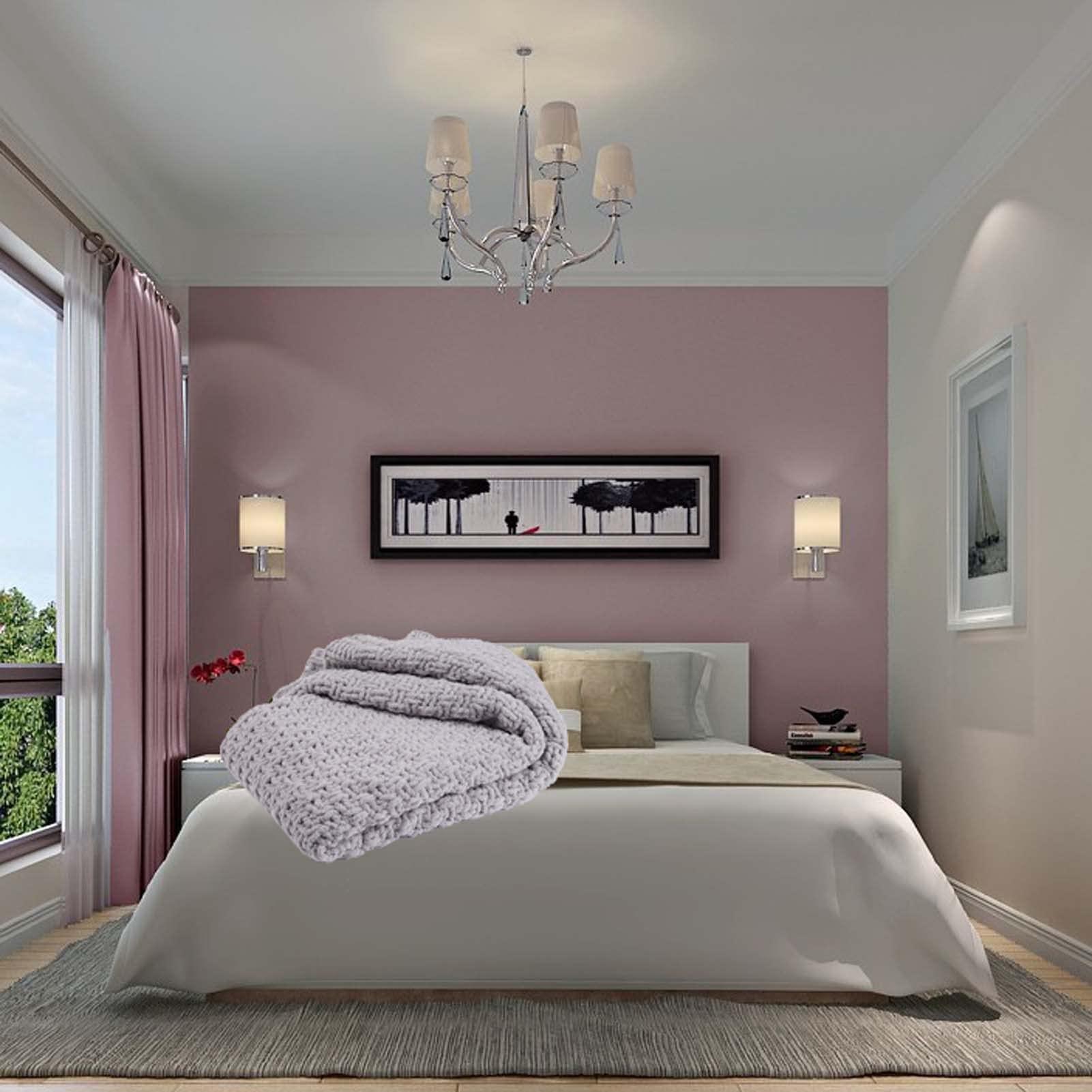 RGRE RGRE 47x59 inch Chunky Knit Blanket Cozy Chenille Throws, Handmade Chenille Yarn Cable Knitted Throw Blanket for Couch, Bed, Crochet Knitted Blankets, Soft Warm Handmade Throw