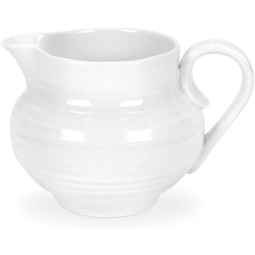 Portmeirion Portmeirion Sophie Conran 10 Fl. Oz. Cream Jug | Cleadon Small Creamer Pitcher | Made from Fine Porcelain | Dishwasher and Microwave Safe | Perfect for Coffee and Milk