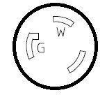 Parkworld Parkworld 692309 RV/Camper/Marine Shore Power 30A Extension Cord, NEMA L5-30 Extension Cord Twist Lock, Female with Locking Ring (25FT)