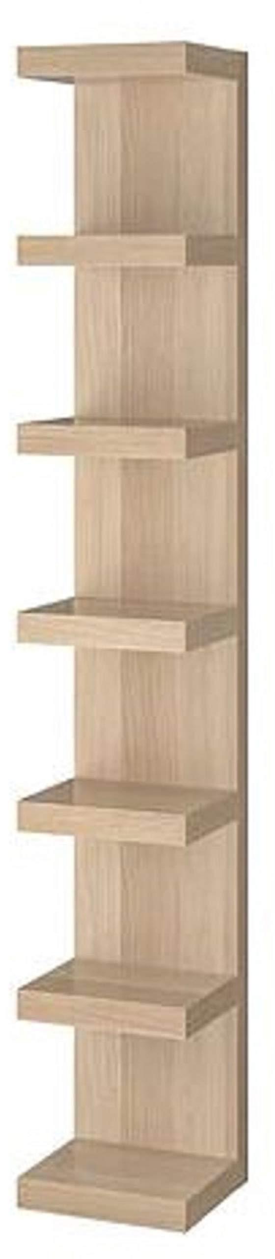 lack Lack IKEA Wall Shelf Unit,White Stained Oak Effect: Looks Like Wood [12" x 75"]