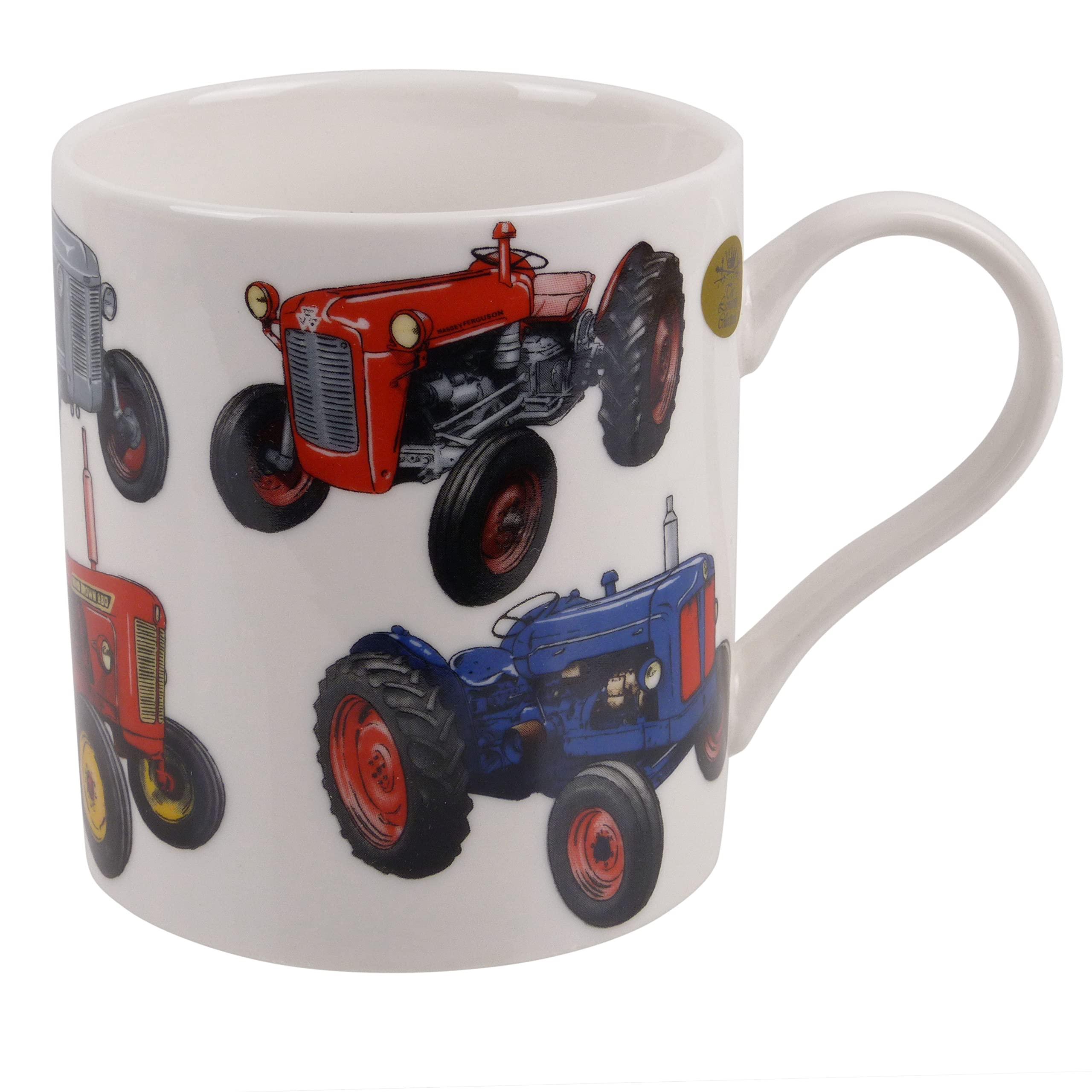 Lesser & Pavey Lesser & Pavey Classic Tractor Fine China Mug, Multi-Colour, 12 x 8 x 9 cm