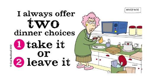 Tree-Free Greetings Hilarious Aunty Acid Two Choices Large Coffee Mug, 15-Ounce Cup lm43900 - Funny, Unique, Sarcastic Gag Gifts for Office Coworkers, Tree-Free Greetings