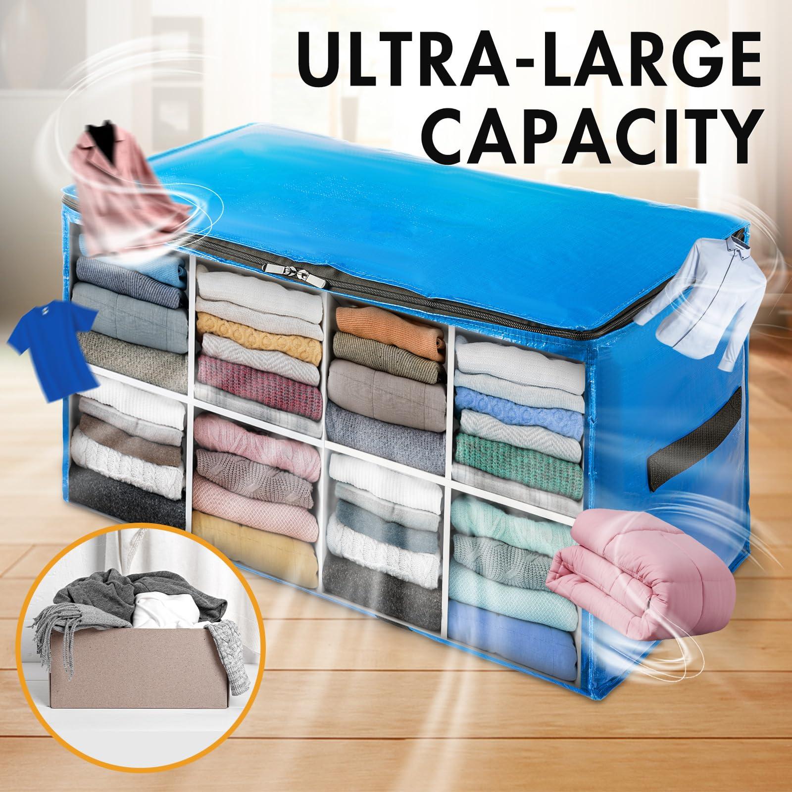 TAILI TAILI Heavy Duty Moving Bags with Visible Window & Vacuum Storage Bags for Comforter and Blankets, Vacuum Seal Bags for Bedding