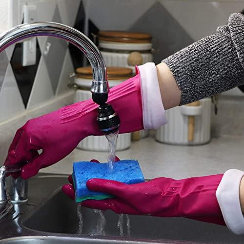 PLAYTEX Playtex Living Reusable Rubber Cleaning Gloves, Large (Pack - 3)