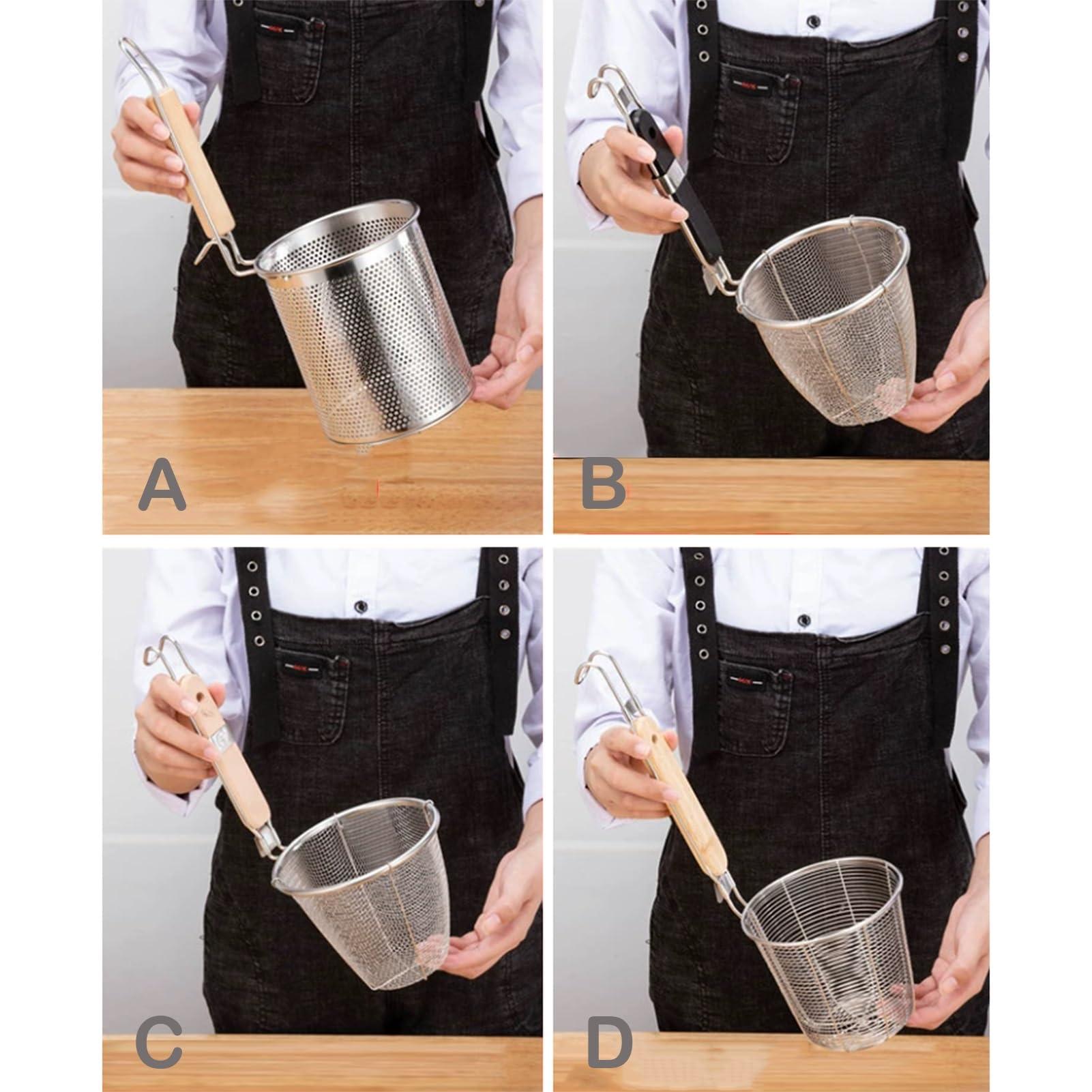 UTOYA UTOYA Stainess Steel Pasta Cooker W/Inserts, Cookware Stockpot With Divider And Colander Strainer, Heavy Duty Induction Pot, Induction, Ceramic, Glass And Halogen Cooktops Compatible (Color : 3 Hole