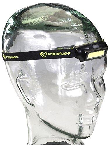 Streamlight Streamlight 61702 Bandit 180-Lumen Rechargeable LED Headlamp With USB Cord, Hat Clip & Elastic Headlamp, White LED, Black