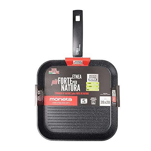 Moneta Moneta Square Grill Pan 28 x 28 cm, Aluminum, Black (0008651428)