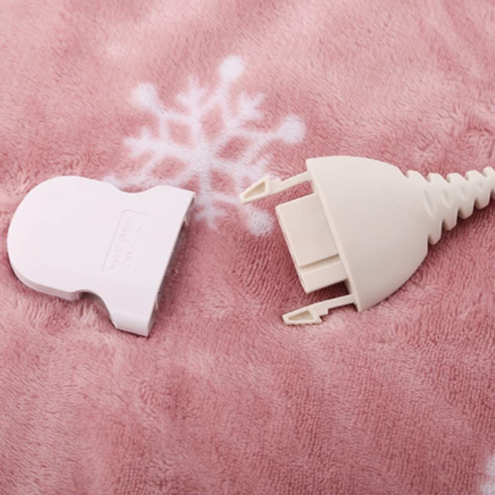 Electric Blanket Electric Blanket WFF Car Electric Warm Blanket 3 Heat Settings Warming Blanket It Can Be Used On A Sofa Or BedHeated ThrowPink/Gray,