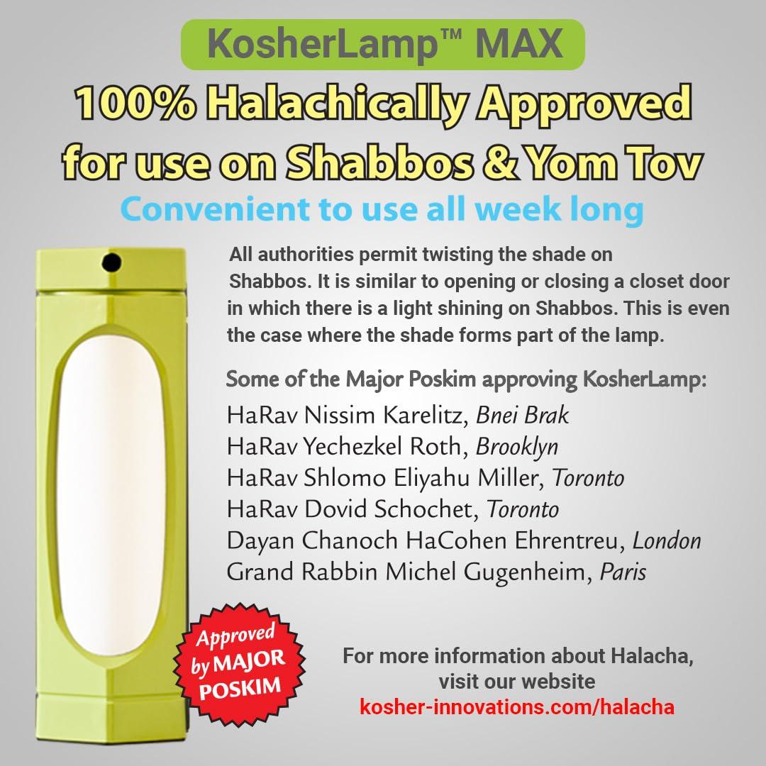 KOSHER LAMP KosherLamp Max - Green by KOSHER INNOVATIONS
