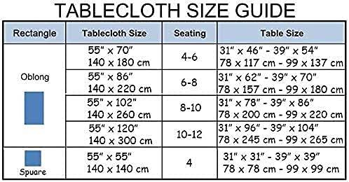 Dabuda Dabuda Coffee Cotton Linen Tablecloth for Rectangle Tables Fabric Tassel Tablecloths for Kitchen,Dining, Christmas Party (Coffee,5587 Inch,6-8 Seats)