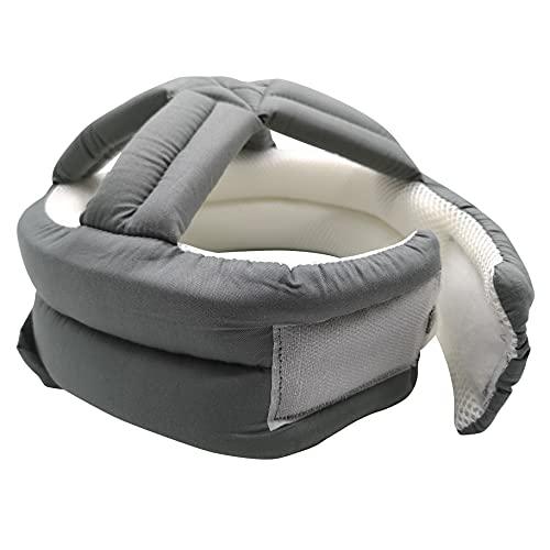 Cepairng Breathable Elderly Protective Hat,Elderly Helmet for Falls,Seniors Assistance Safety Products,Epilepsy Head Fall Protection,Adjustable Protective Cap,for Youth and Adult Sizing (Gray)