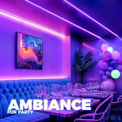 Barrina Barrina UV LED Blacklight Bar, 22W 4ft, T5 Integrated Bulb, Black Light Fixture for Blacklight Poster, Halloween Decorations and Christmas Party, Fun Atmosphere with Built-in on, Off Switch (4-Pack)