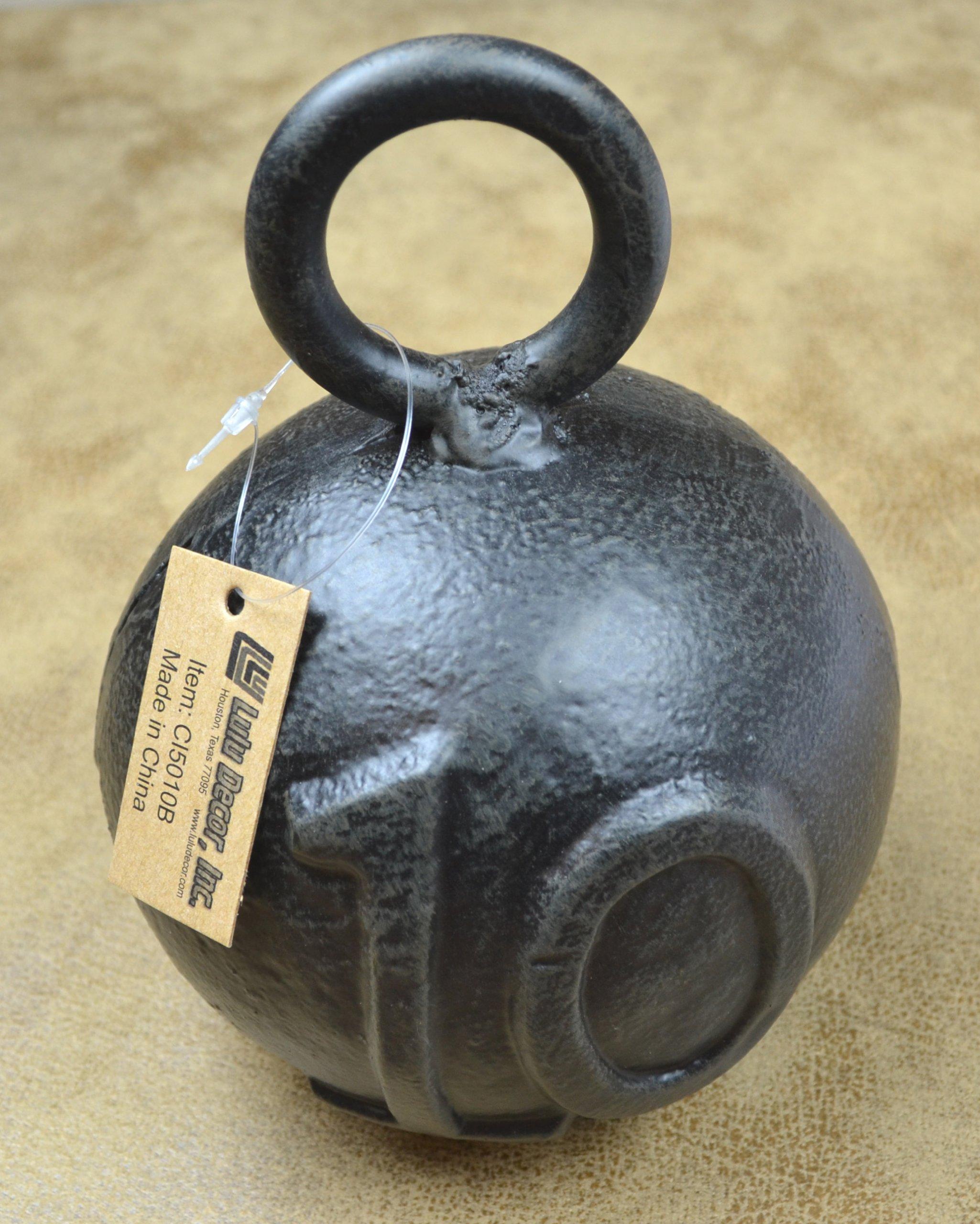 Lulu Decor Lulu Decor Cast Iron Decorative Door Stop, 4 lbs Heavy Door Stopper, Elegant Door Weight for Home, Office, Kitchen, Patio, Securely Holding Doors Open (No10)