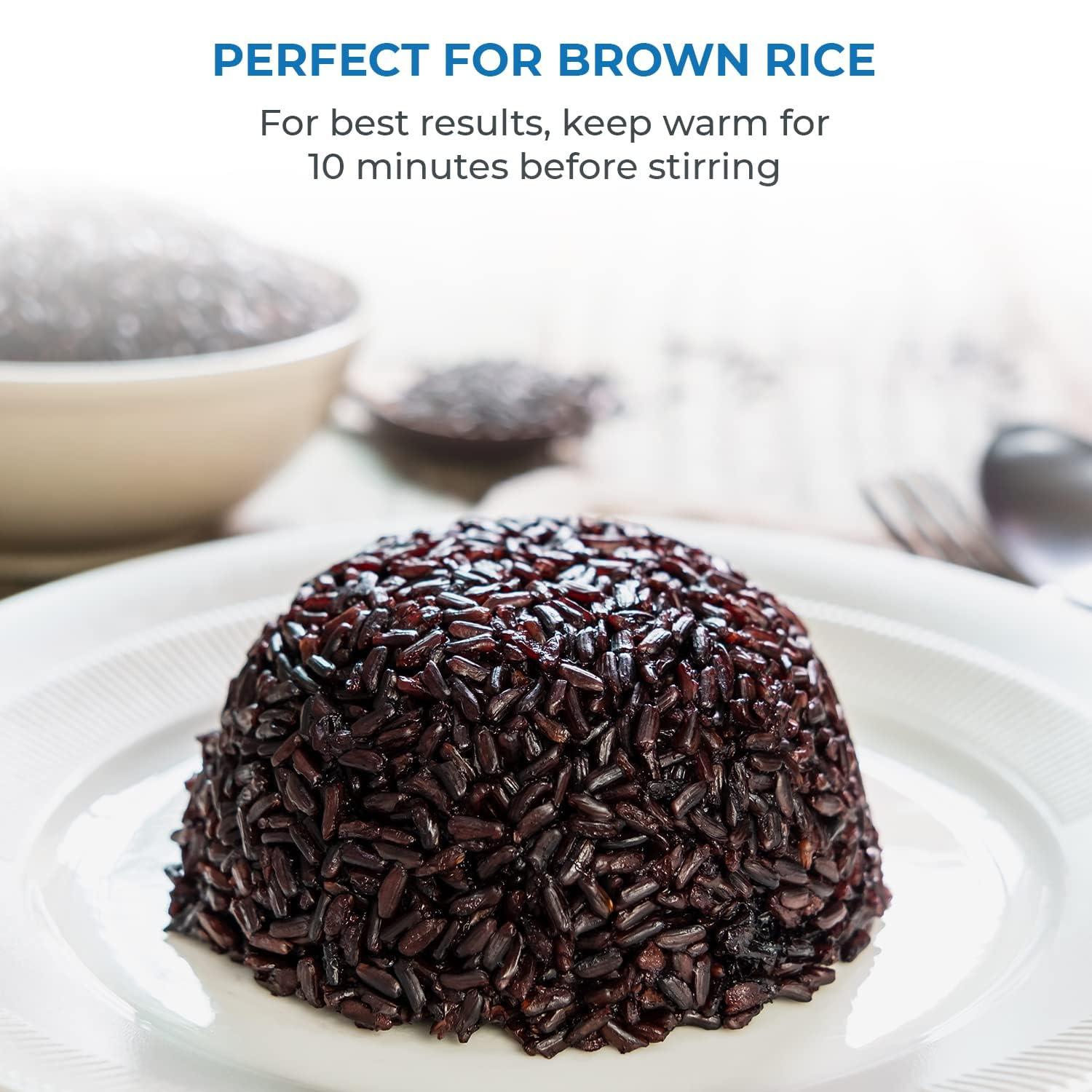 BUFFALO Buffalo Classic Rice Cooker with Clad Stainless Steel Inner Pot - Electric Rice Cooker for White/Brown Rice, Grain - Easy-to-clean, Non-Toxic & Non-Stick, Auto Warmer (5 Cup)