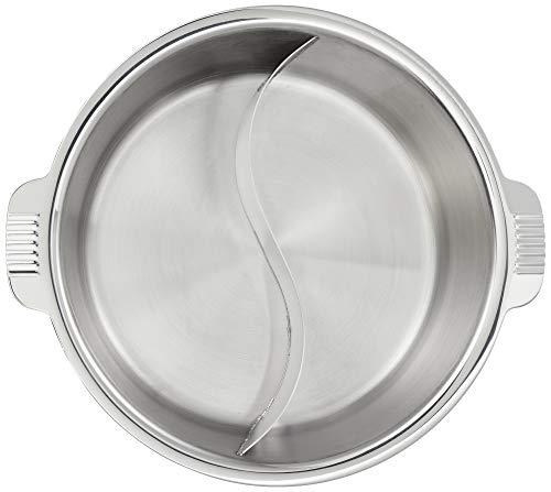 (Wadasuke) SW NB Stainless Steel Electromagnetic Pot with Divider, 11.4 inches (29 cm)
