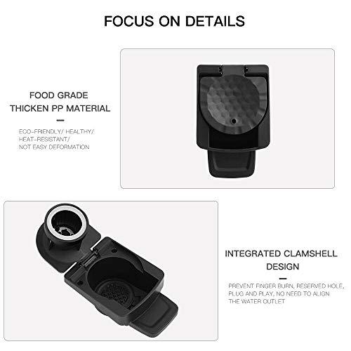 Sesama Sesama Converter for Dolce Gusto Machine to Brew Nespre**so Coffee Pod,Adapter from Compatible with:Dolce EDG606; EDG466 Genio2 ; EDG305 Mini Me EDG455TEX1 Melody