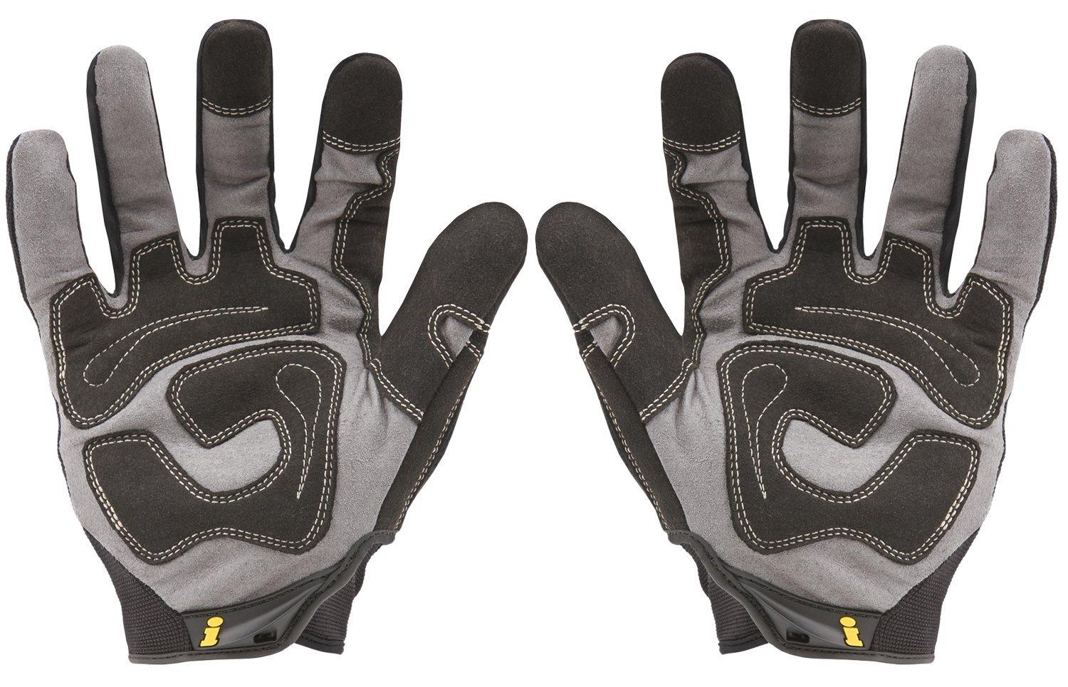 Ironclad Ironclad General Utility Work Gloves GUG, All-Purpose, Performance Fit, Durable, Machine Washable, Sized X-Large, (1 Pair) Black