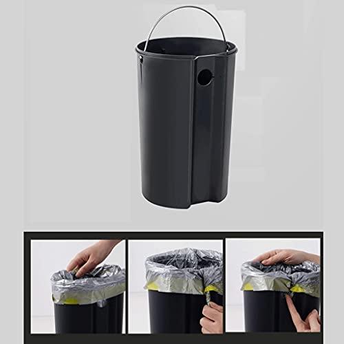 WAVEPEAK WAVEPEAK Indoor Trash cans Trash Can, Round Trash Can Stainless Steel Trash Can with Lid for Kitchen Bedroom and Living Room (12L 2.6bal) Indoor Garbage cans(Blue,2.6bal)