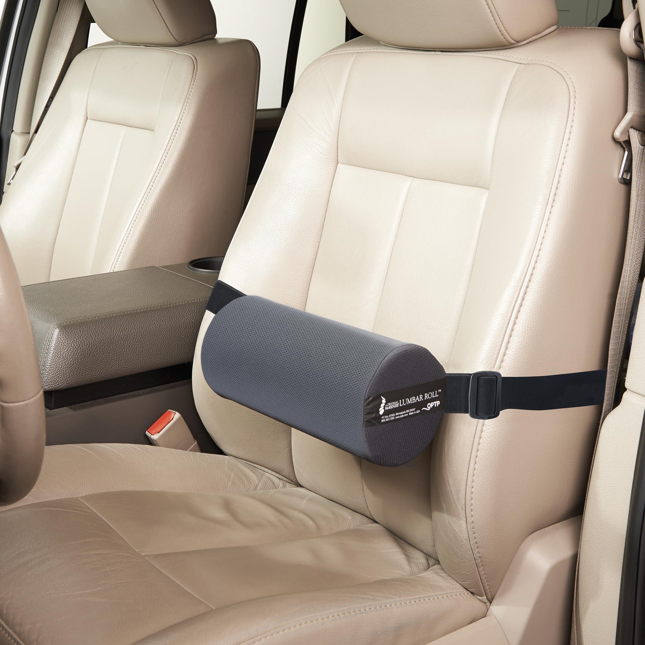 OPTP OPTP The Original McKenzie Lumbar Roll USA-Made Low Back Lumbar Support for Office Chair & Car Seat Back Support Cushion. The Preferred Lumbar Pillow by Physical Therapists - Standard Density