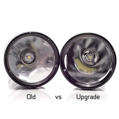 Litt Industries Lit Industries 350 Lumen 2-6 Cell Maglite LED Upgrade Bulb & Lens Kit C & D Model (2-6 Cell Bulb and Lens Kit)