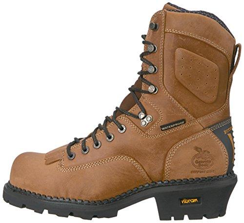 Georgia Boot Georgia Boot GB00097 Men BRN 9" Work, Brown, 8.5 Wide