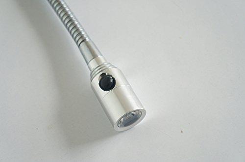 Hersi Reading Light Built-in Button Switch Minimalist Flexible Gooseneck LED Bed Lamp Headboard Wall Surface Mount for Bedroom/Living Room