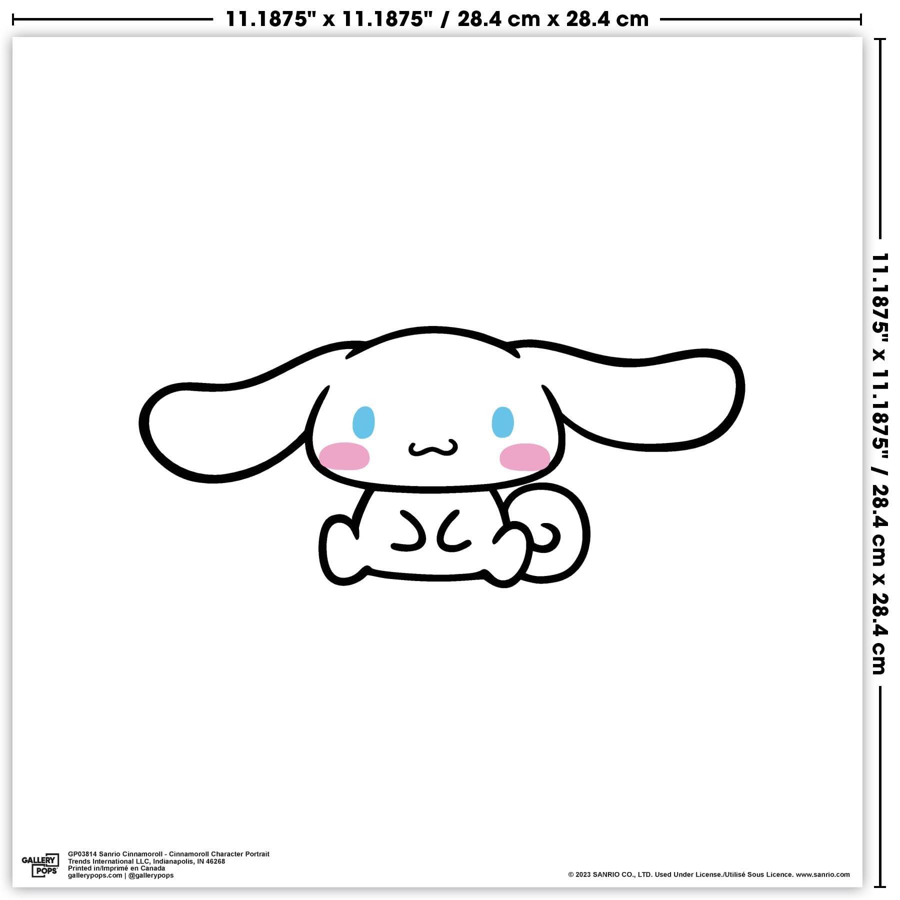 Trends International Trends International Gallery Pops Sanrio Cinnamoroll - Cinnamoroll Character Portrait Wall Art Wall Poster, 12.00\" x 12.00\", Unframed Version
