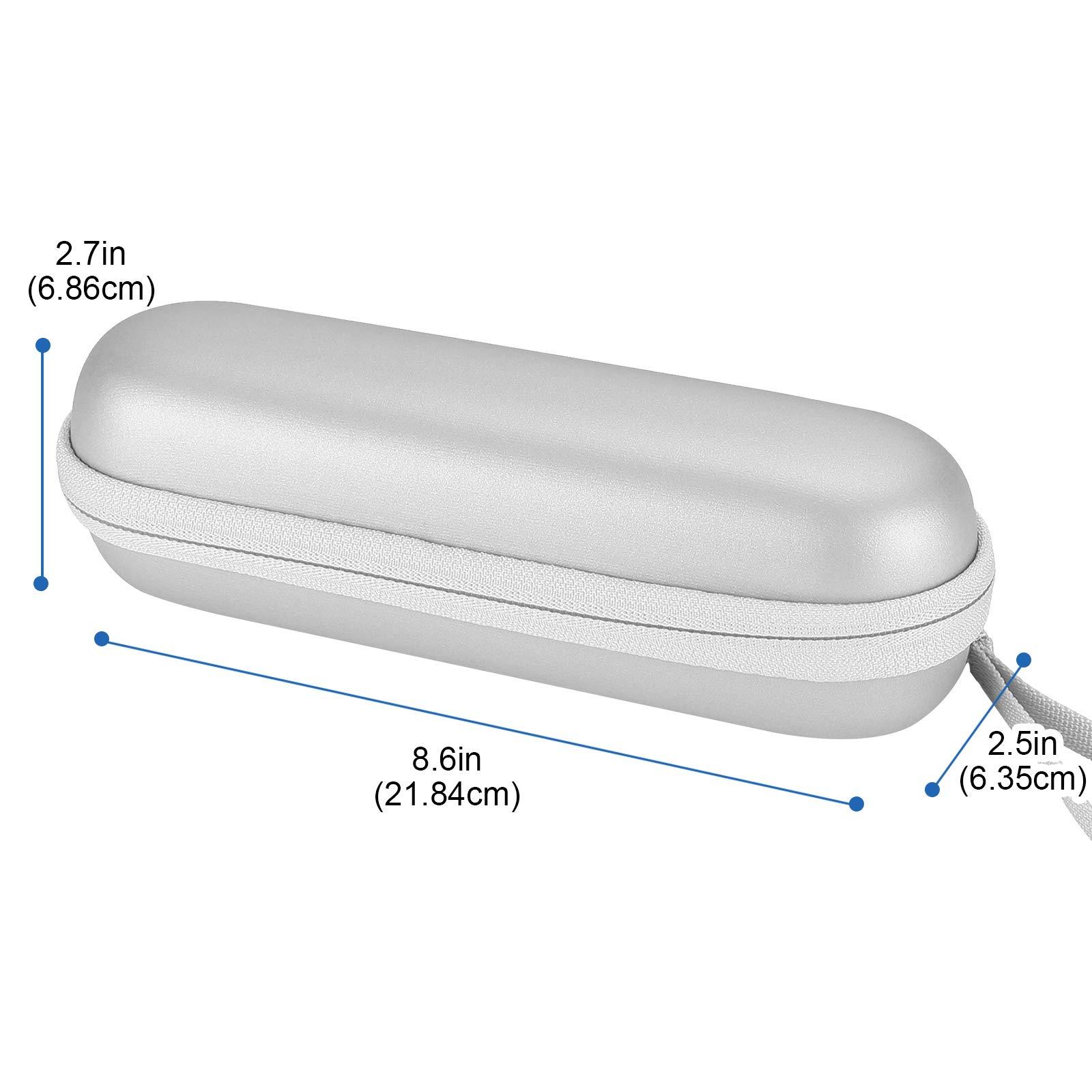 ProCase ProCase Travel Case for Oral-B/Oral-B Pro Smartseries/IO Serie Sonicare Protective Clean Electric Toothbrush, Hard EVA Case Cover Storage Bag Holder with Mesh Pocket for Accessories -Silver