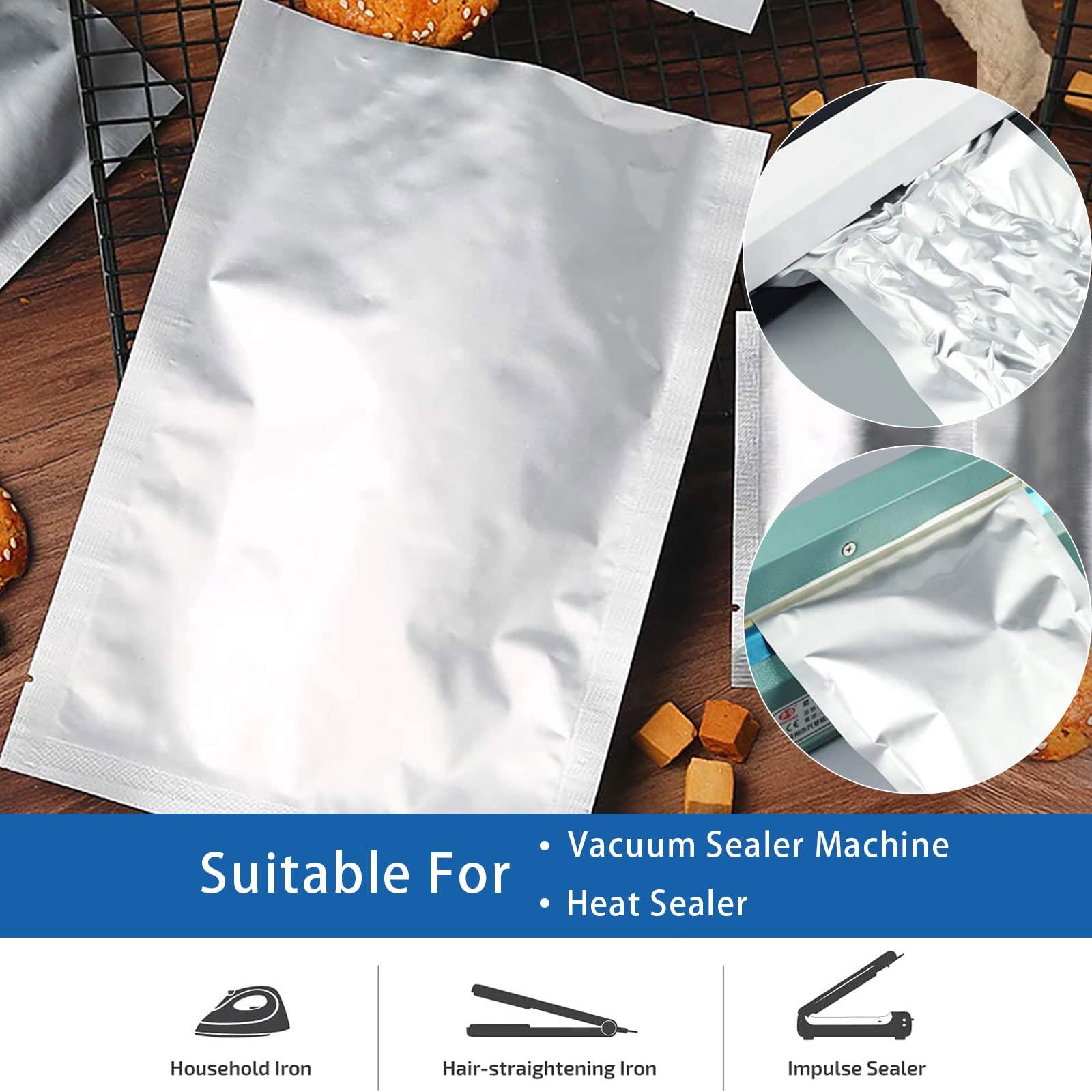 millionka 50 Pack 1 Gallon Mylar Bags for Food Storage with Oxygen Absorbers for Rice, Grains, Coffee Beans and Emergency Long Term Food Storage