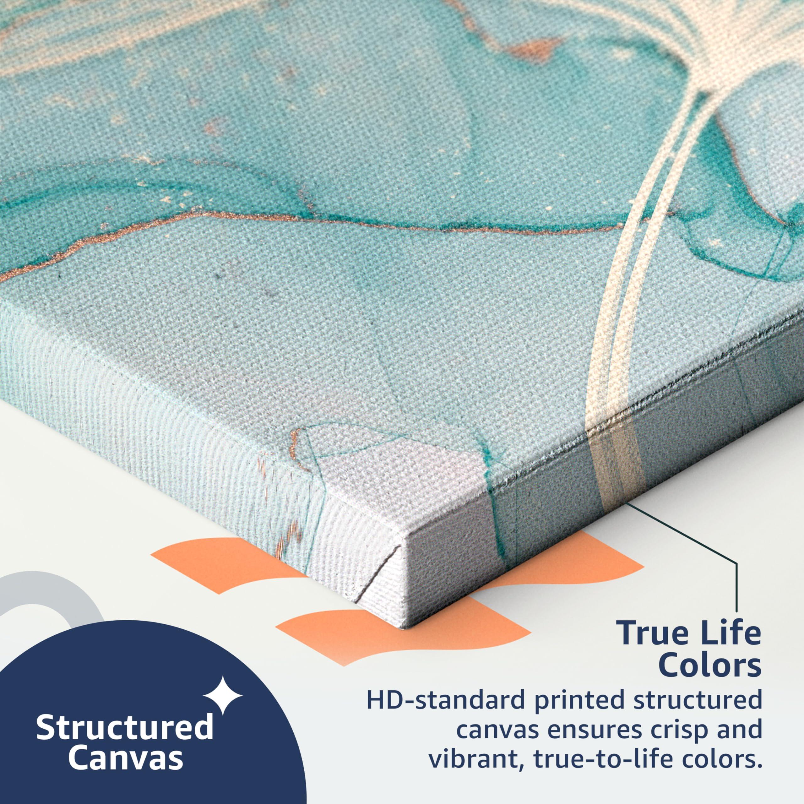 artgeist artgeist Canvas Wall Art Print Mandala 53x18 in - 1pcs Home Decor Framed Stretched Picture Photo Painting Artwork Image Orient Zen f-A-0594-b-b