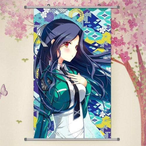KINGS ZW A Wide Variety of The Irregular at Magic High School Anime Characters Wall Scroll Hanging Decor (Saegusa Mayumi 1)
