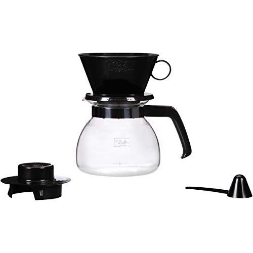 Melitta Melitta Pour-Over Coffee Brewer W/ Glass Carafe, Holds 6 - 6 Oz Cups, Black